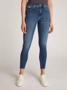 Calvin Klein Skinny fit jeans HIGH RISE SUPER SKINNY ANKLE met stone-w...