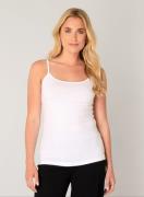 Base Level Top met spaghettibandjes Yoshji in unikleur