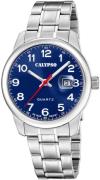 CALYPSO WATCHES Kwartshorloge Basic Horloge, herenhorloge, stalen band...