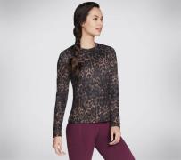 Skechers Shirt met lange mouwen Natural Cheetah