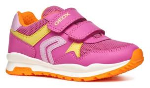 Geox Sneakers J PAVEL GIRL , vrijetijdsschoen, klittenbandschoen in kl...