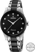 Festina Kwartshorloge Ceramic Collection Horloge, dameshorloge, kerami...