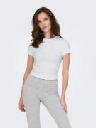 Only Shirt met korte mouwen ONLVAL – Basic-shirt met stretchcomfort vo...