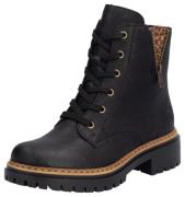 Rieker Veterlaarsjes lace-up boots, block heel, with practical inner z...