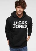 Jack & Jones Hoodie JJECORP capuchon en frontprint