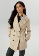 Aniston SELECTED Caban met brede reverskraag - nieuwe collectie