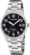 CALYPSO WATCHES Kwartshorloge Basic Horloge, herenhorloge, stalen band...