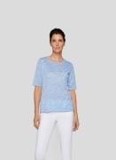 Rabe Shirt met ronde hals in strepenlook en met studs