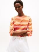 Tommy Hilfiger Shirt met 3/4 mouwen NEW CODY SLIM BOAT-NK 3/4SLV met b...