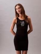 Calvin Klein Jerseyjurk SL COTTON 1X1 RIB TANK DRESS