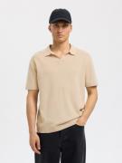 SELECTED HOMME Poloshirt SLHMATTIS SS KNIT SUN OPEN POLO NOOS
