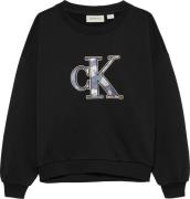 Calvin Klein Sweatshirt FILLED MONOLOGO TERRY CREW NECK voor kinderen ...