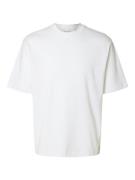 SELECTED HOMME Shirt met ronde hals SLHZLOOSE-BOB SS O-NECK TEE