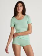 CALIDA Hemd Natural Comfort met ronde hals en verminderde pillingvormi...