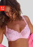 Lascana Beugel-bh WANDA met borduurkant in bloemetjes-look, dessous