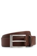 Boss Leren riem van nappaleer met boss logo-speldsluiting