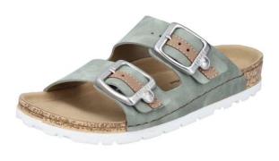 Rieker Slippers zomerschoen, slippers met verstelbare gespen