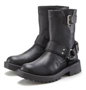Lascana Bikerboots met trendy siergespen, laarzen, enkellaars