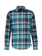 Lerros Geruit overhemd LERROS herenhemd in ruit-flanellen kwaliteit