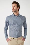 Desoto Overhemd met lange mouwen Jersey overhemd Casual Kent lange mou...