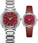 Citizen Solarhorloge Horloge, dameshorloge, diamanten, saffierglas, st...