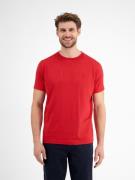 Lerros T-shirt LERROS basic T-shirt met logostiksel, effen