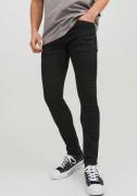 Jack & Jones Skinny fit jeans JJILIAM Skinny jeans met used-wassing vo...