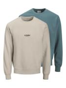Jack & Jones Sweatshirt JJESOHO SWEAT CREW NECK 2PK MP (set, 2-delig)