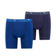 PUMA Boxershort PUMA MEN SPORT COTTON LONG BOXERS 2P (2 stuks, Set van...
