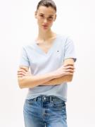 Tommy Hilfiger T-shirt SLIM CODY V-NK SS met V-hals en strepen