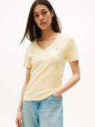 Tommy Hilfiger T-shirt SLIM CODY V-NK SS met V-hals en strepen