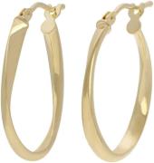 Firetti Paar creolen Sieraad cadeau goud 585 oorbellen gedraaid