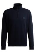 Boss Orange Sweatshirt Zetrust met een ritssluiting bij de kraag (1-de...