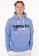 Zwillingsherz Hoodie Zee geluk met geborduurd detail op de mouw en cap...