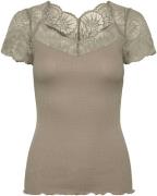 rosemunde T-shirt prachtige, elastische vintage kantafwerking