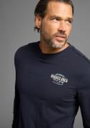 Man's World Shirt met lange mouwen kleine borstprint