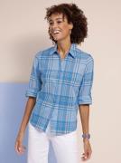 Classic Basics Geruite blouse