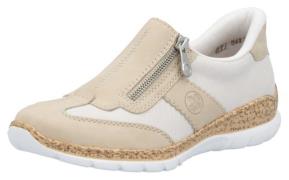 Rieker Slip-on sneakers , lage schoen, vrijetijdsschoen, met rits en m...