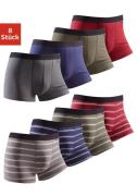 Buffalo Boxershort voor heren met contrastkleurig weefband (set, 8 stu...