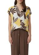 s.Oliver Gedessineerde blouse met rimpeldetails