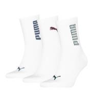 PUMA Sokken PUMA UNISEX RIB LOGO SHORT SOCK 3P (Set van 3)