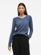 Vila Trui met V-hals VIRIL V-NECK L/S KNIT TOP - NOOS