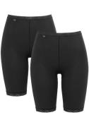 Sloggi Lange onderbroek Basic + Lange broek met kantafwerking (2 stuks...