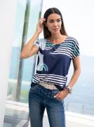 heine Shirt met korte mouwen Gedessineerd shirt (1-delig)