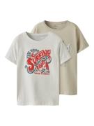 Name It Shirt met korte mouwen NKMVUX 2P SS TOP (set, 2-delig)