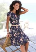 Vivance Jerseyjurk met bloemenprint, losse zomerjurk, strandjurk