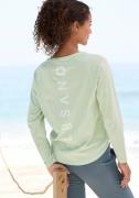 Elbsand Longsleeve TINNA met logoprint op de rug, shirt met lange mouw...