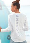 Elbsand Longsleeve TINNA met logoprint op de rug, shirt met lange mouw...