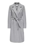 Only Lange jas ONLALVILDA LIFE WRAP COAT OTW