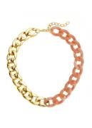 Lascana Pantserketting in bicolor, collier, schakelketting, halsaccess...